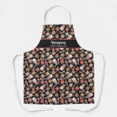 Tablier Cute Cookie Baking Crew Personnalisé (Recto)