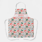 Tablier Cute Cookie Baking Crew Personnalisé (Recto)