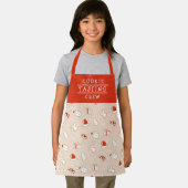 Tablier Cute Cookie Tasting Crew Motif de Noël (Insitu)