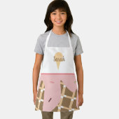 Tablier Cute Crème glacée Cone Fondre Rose Parfums rose (Insitu)