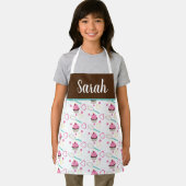 Tablier Cute Cupcake Chocolat Whisky rose Enfants (Insitu)