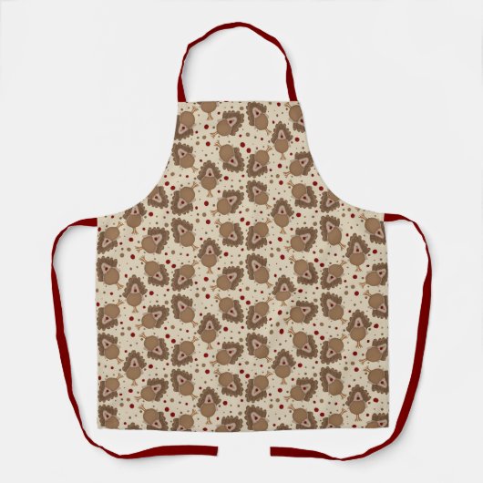 Tablier Cute dinde Thanksgiving Apron (Recto)