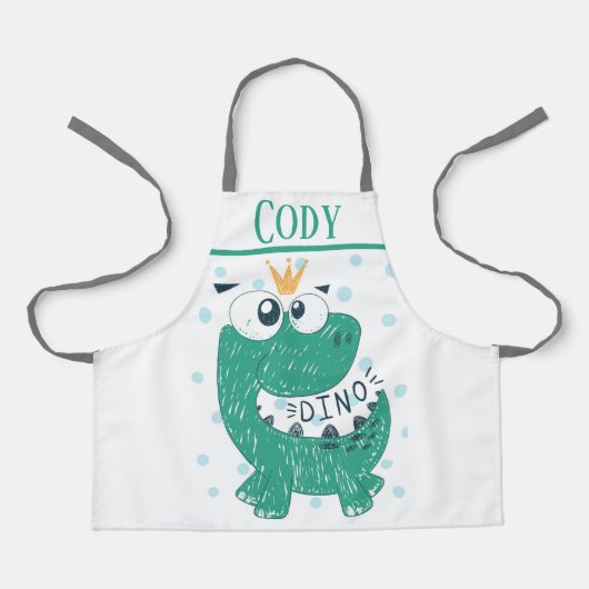 Tablier Cute Dino (Recto)