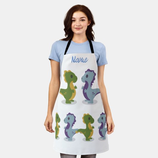 Tablier Cute Dinosaur Paire Thunder_Cove (Porté)