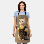 Tablier Cute domestique chat personnel, servante drôle Kit (Porté)