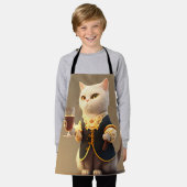 Tablier Cute domestique chat personnel, servante drôle Kit (Porté)