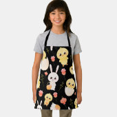 Tablier Cute Easter Chicks & Bunnies Seamless Pattern  (Insitu)