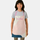 Tablier Cute élégant rose vierge rose Abstrait Motif perso (Insitu)