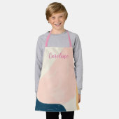 Tablier Cute élégant rose vierge rose Abstrait Motif perso (Porté)