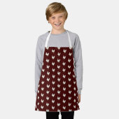 Tablier Cute Farmhouse Style Chicken Pattern Apron (Porté)