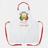 Tablier Cute Food Custom Name Best Love Gift Apron (Recto)