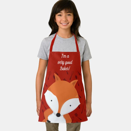 Tablier Cute Fox Baker (Insitu)