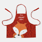 Tablier Cute Fox Baker (Recto)