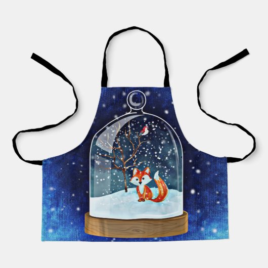 Tablier Cute fox inside (Recto)