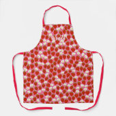 Tablier Cute fraises rouges Fraises Custom Accueil Chef (Recto)