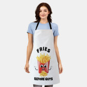 Tablier Cute Fries Sweat - shirt à capuche de dessin & Tee (Porté)