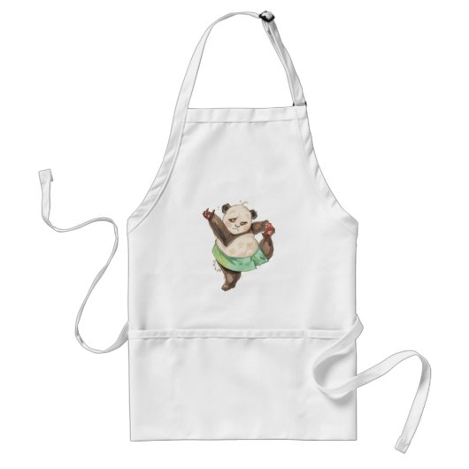 Tablier Cute Funny Panda Ballerina Apron (Devant)