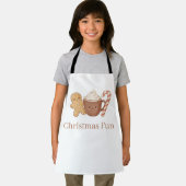 Tablier Cute Gingerbread & Hot Cocoa Kids' Christmas Fun P (Insitu)