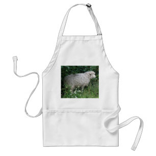 Tablier Cute Greedy Sheep Eating Apron