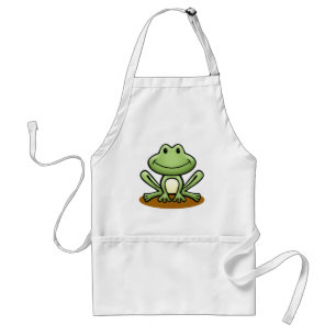 Tablier Cute grenouille verte