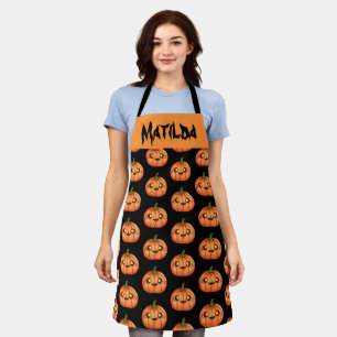 Tablier Cute Halloween Jack-o'-lantern