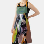 Tablier Cute Harlequin Great Dane (Insitu)