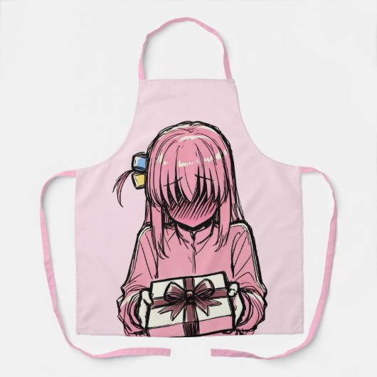 Tablier Cute Hitori Gotoh Anime Apron | Bocchi le Rocher ! (Recto)