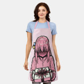 Tablier Cute Hitori Gotoh Anime Apron | Bocchi le Rocher ! (Porté)