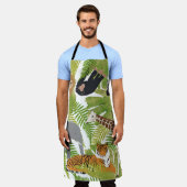 Tablier Cute Jungle Animaux Safari Garçon | Fille (Porté)