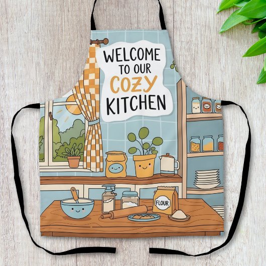 Tablier Cute Kawaii Cozy Kitchen