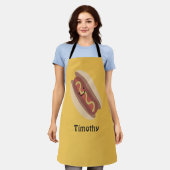 Tablier Cute Kawaii Hot Dog (Porté)