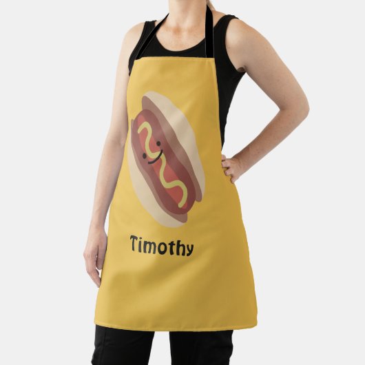 Tablier Cute Kawaii Hot Dog (Insitu)
