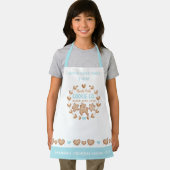 Tablier Cute Kids Cookie Baking Name Christmas Apron (Insitu)