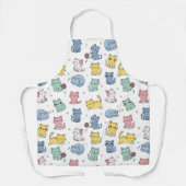 Tablier Cute Kitty Chat Motif Apron (Recto)