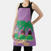 Tablier Cute Kitty Hula Girls Temps de vacances (Insitu)