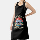 Tablier Cute Koala manger Ramen Vintage soleil (Insitu)