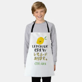 Tablier Cute Lemonade Crew Kawaii Yellow Lemon (Porté)