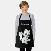 Tablier Cute Little Kitten Amoureux des chats Enfants Pers (Porté)