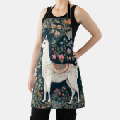 Tablier Cute Llama Élégant Floral (Insitu)