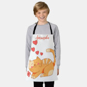 Tablier Cute Lote Orange Tabby Kitten (Porté)