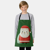 Tablier Cute Minimalist Santa Claus (Porté)