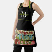 Tablier Cute Monogramme Baking Christmas Crew Apron (Insitu)