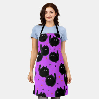 Tablier Cute Motif des chats Halloween
