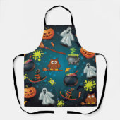 Tablier Cute Motif Halloween (Recto)