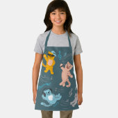 Tablier Cute Musicale Chats Motif Enfants Cuisine (Insitu)