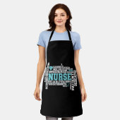 Tablier Cute Nurse RN LVN École de soins infirmiers Médica (Porté)