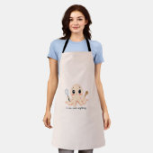 Tablier Cute Octopus Apron - Je peux cuisiner n'importe qu (Porté)