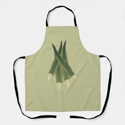Tablier Cute Okra (Recto)
