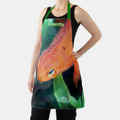 Tablier Cute Orange Salamander Nature Personnalisée (Insitu)