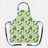 Tablier Cute Panda bamboo Animal Pattern Gift Cute Summer (Recto)